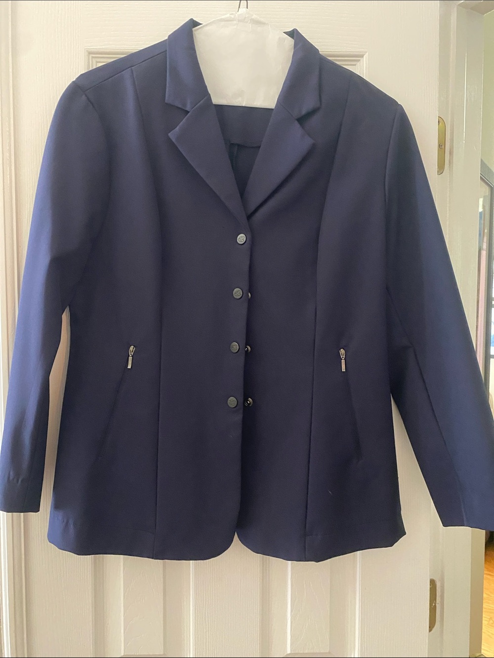 Piper Navy Blue Tailored Blazer Jacket